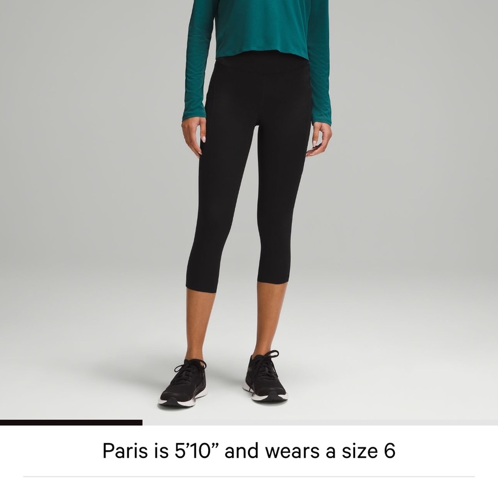 Lululemon Fast and Free High Rise Crop 19”  **Bundle of 2** both size 6.